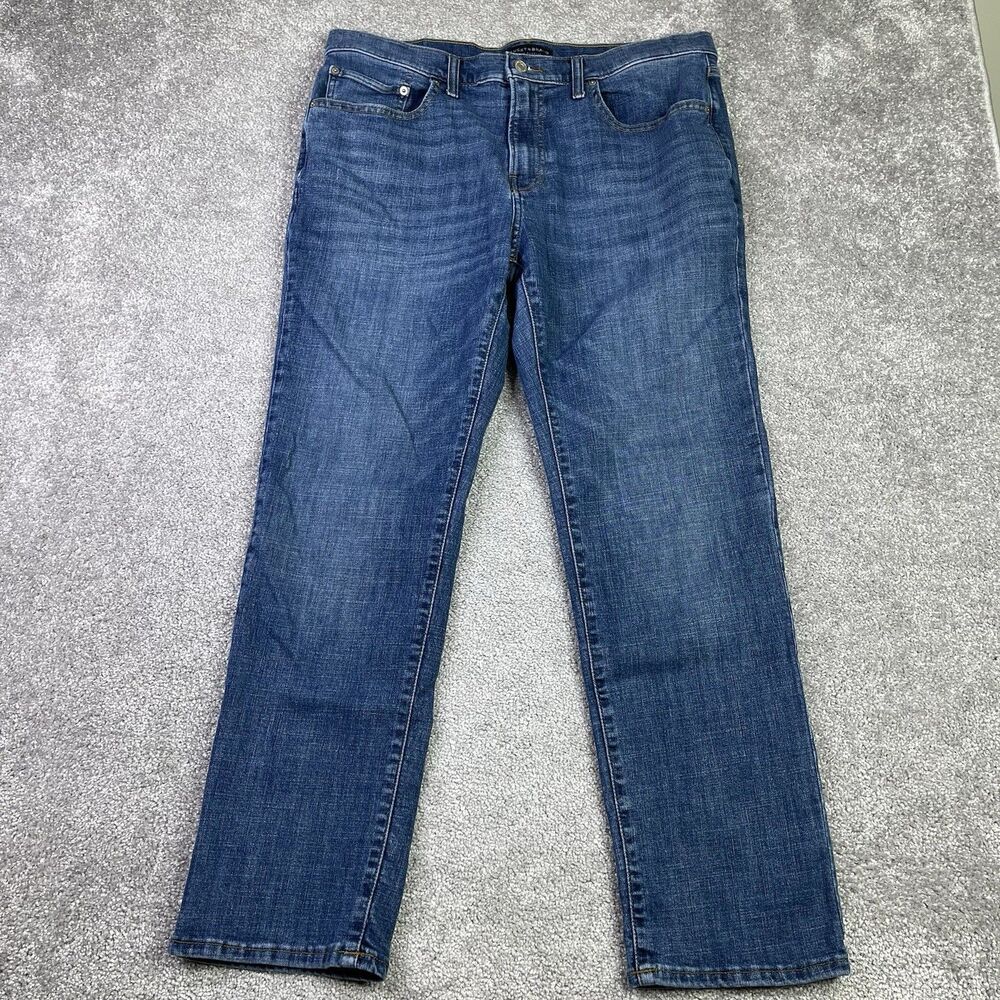 Lucky Brand 223 Jeans Men’s 34X29 Blue Straight Mid-Rise Dark Denim Preppy